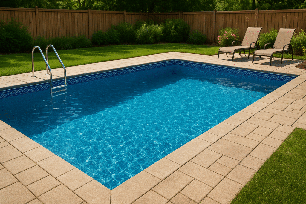 Vinyl liner pools